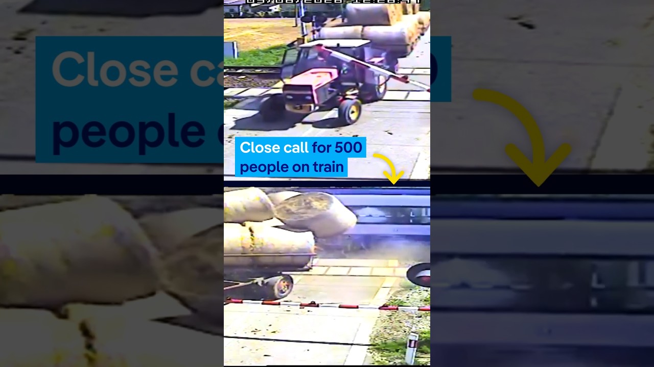 Close call for 500 people on train in Poland | DW News