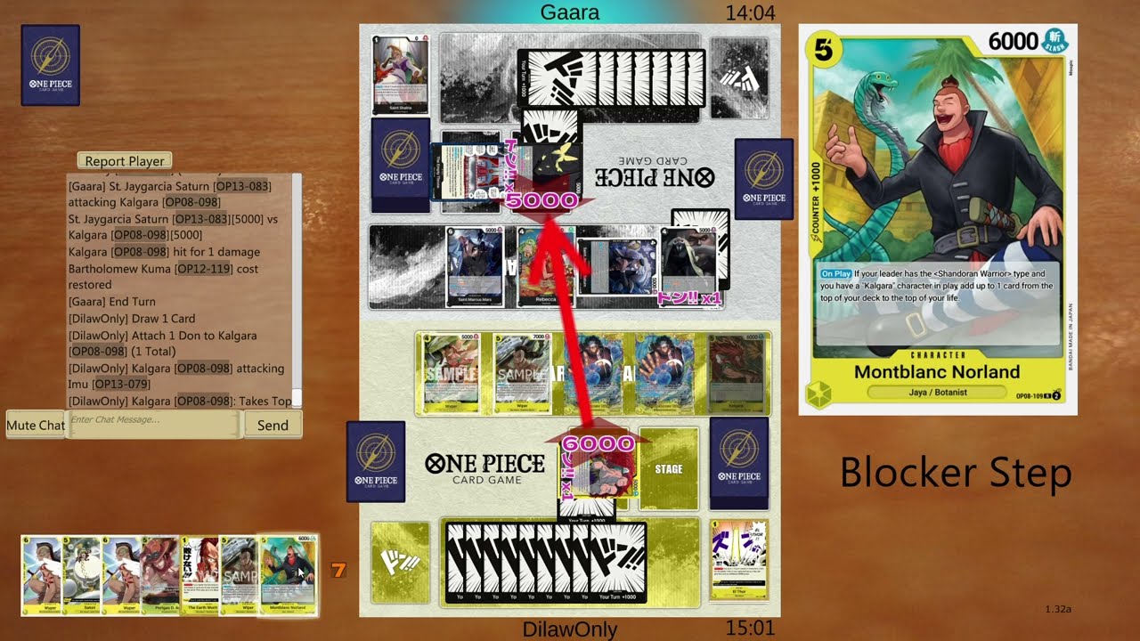 Yellow Kalgara vs. Black Imu