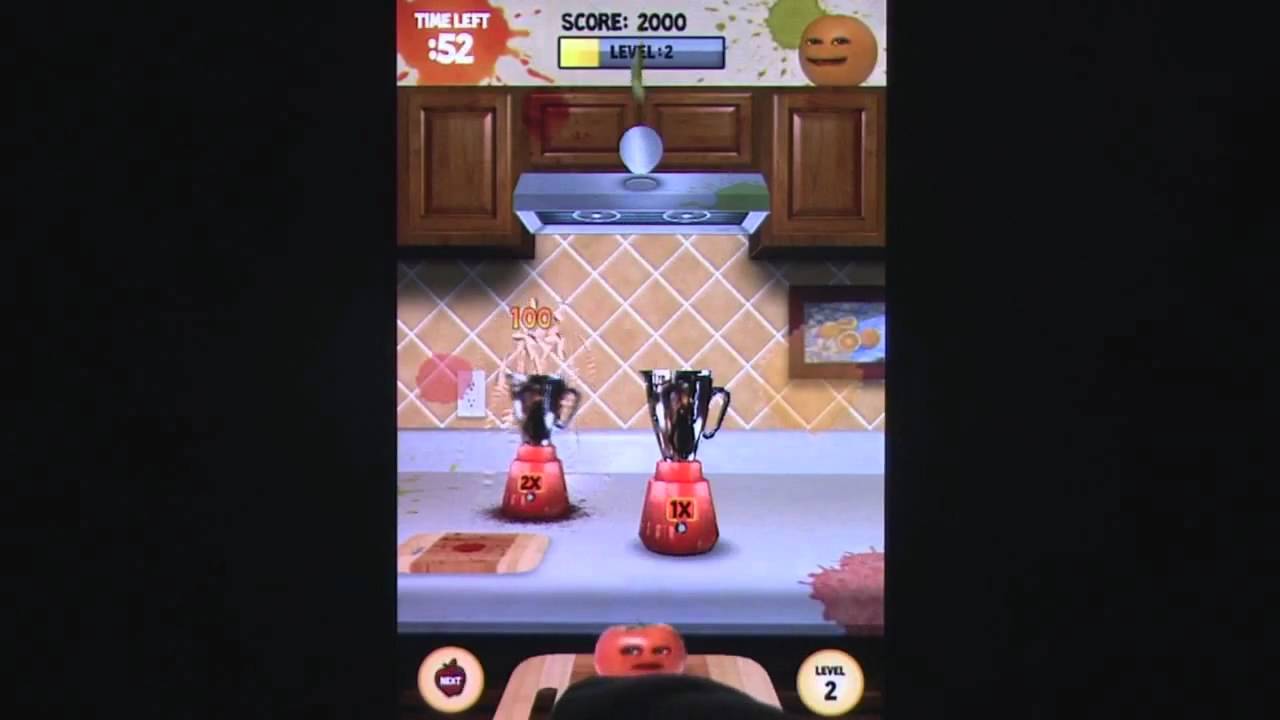 Annoying Orange: Kitchen Carnage iPhone Gameplay Review - AppSpy.com