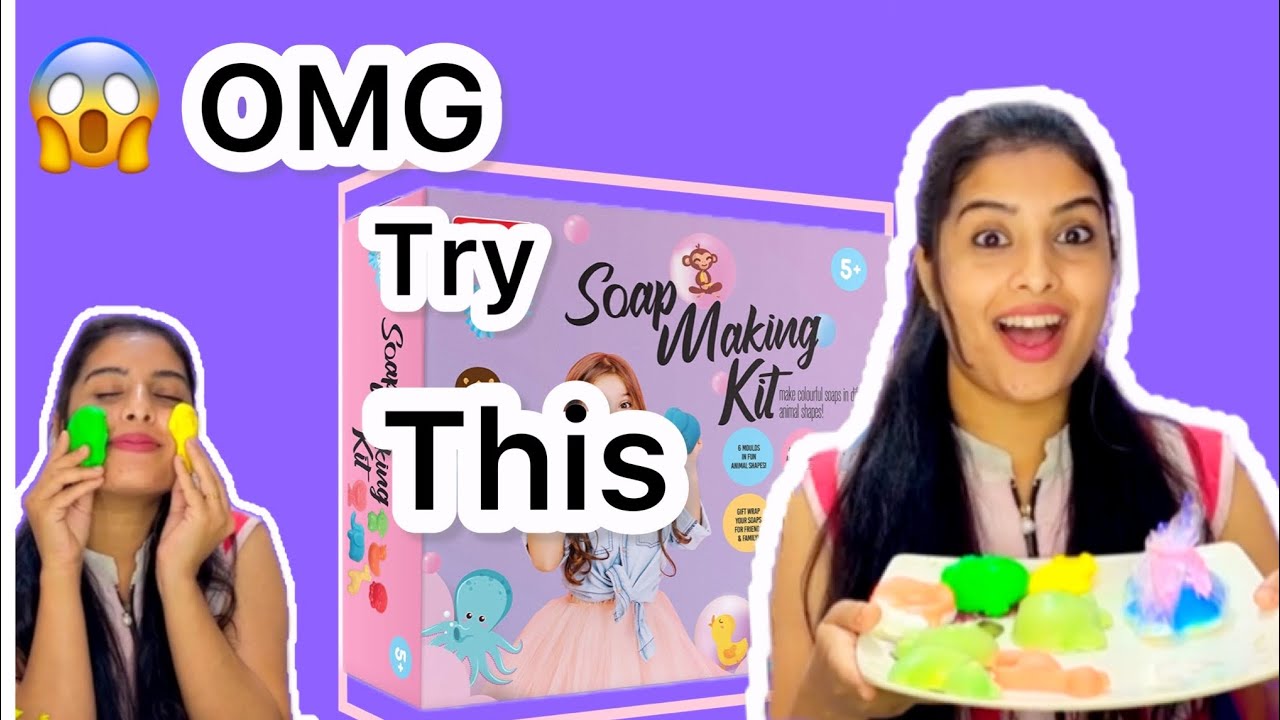 Tried Soap Making Kit… 😱 Made My own Soaps🤩