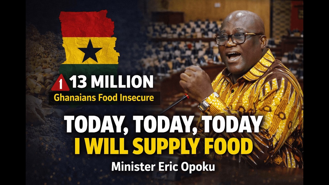 Agric Minister: 'Today, Today, I Will Supply Food' | 13M Ghanaians Food Insecure?