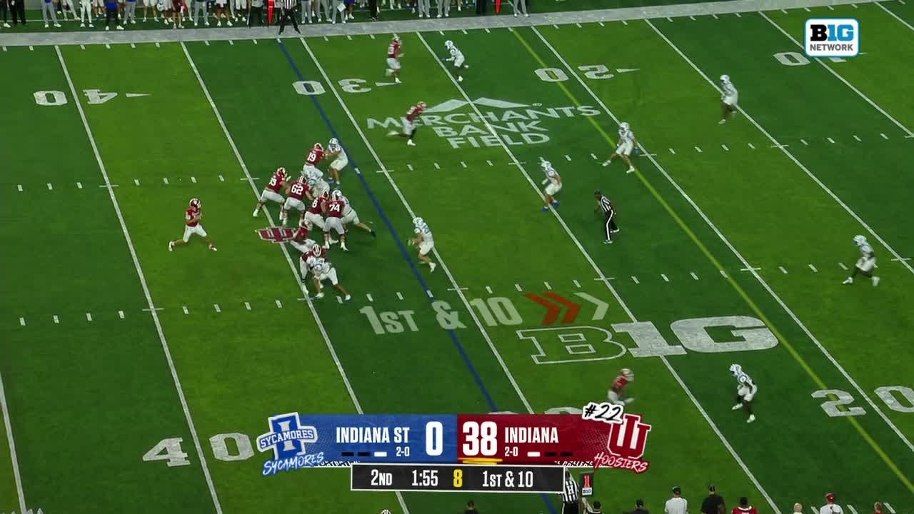 Omar Cooper's THIRD TD vs. Indiana State | Indiana Football | 09/12/25