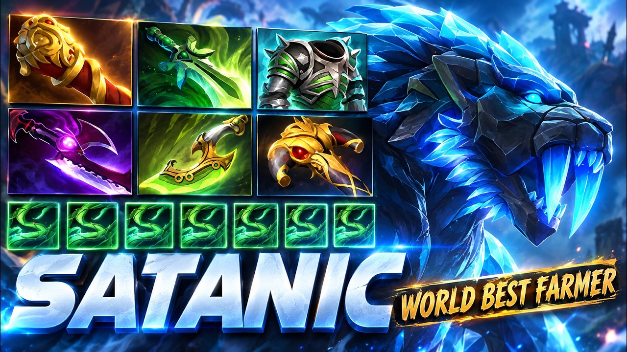 Satanic Lone Druid - World Best Farm - Dota 2 Pro Gameplay [Watch & Learn]