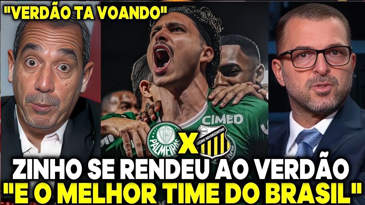 ZINHO RASGOU ELOGIOS AO PALMEIRAS E ZÉ ELIAS DEU AULA 