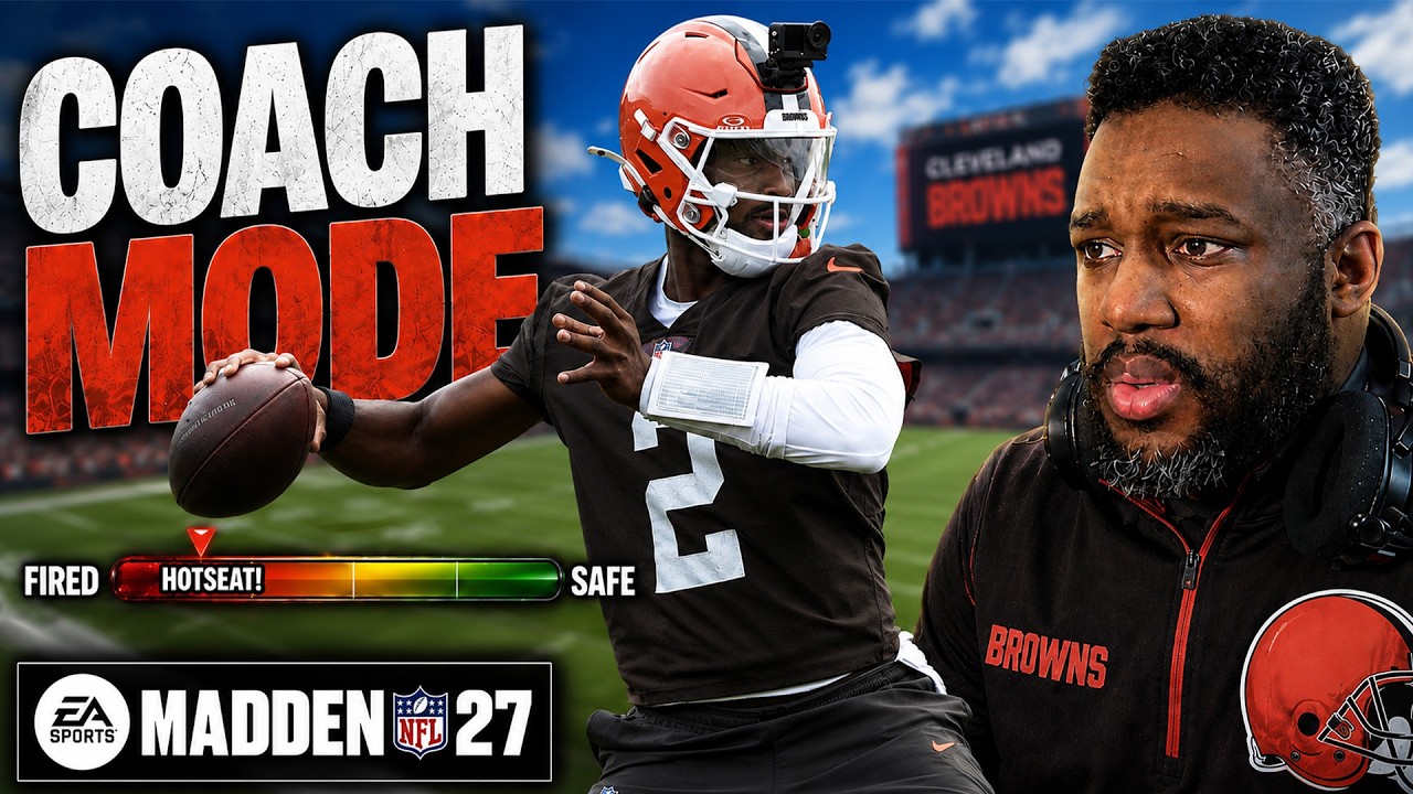 🔴 Coach Mode: Can Shedeur Save My Job?