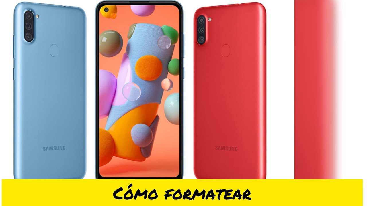 Formatear Samsung a11 | eliminar patron |