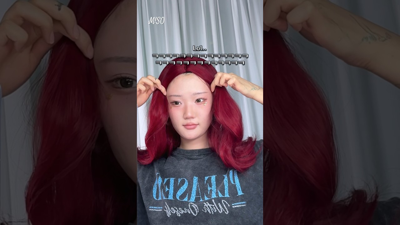12400원 알리 가발 착용기...😇