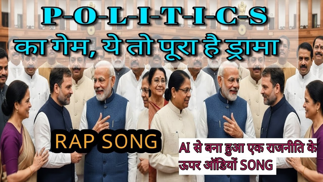 ​🔥 POLITICS KA GAME' Official Rap Song | नेताजी के वादे vs जनता की असली दास्तान | Sanju100k 