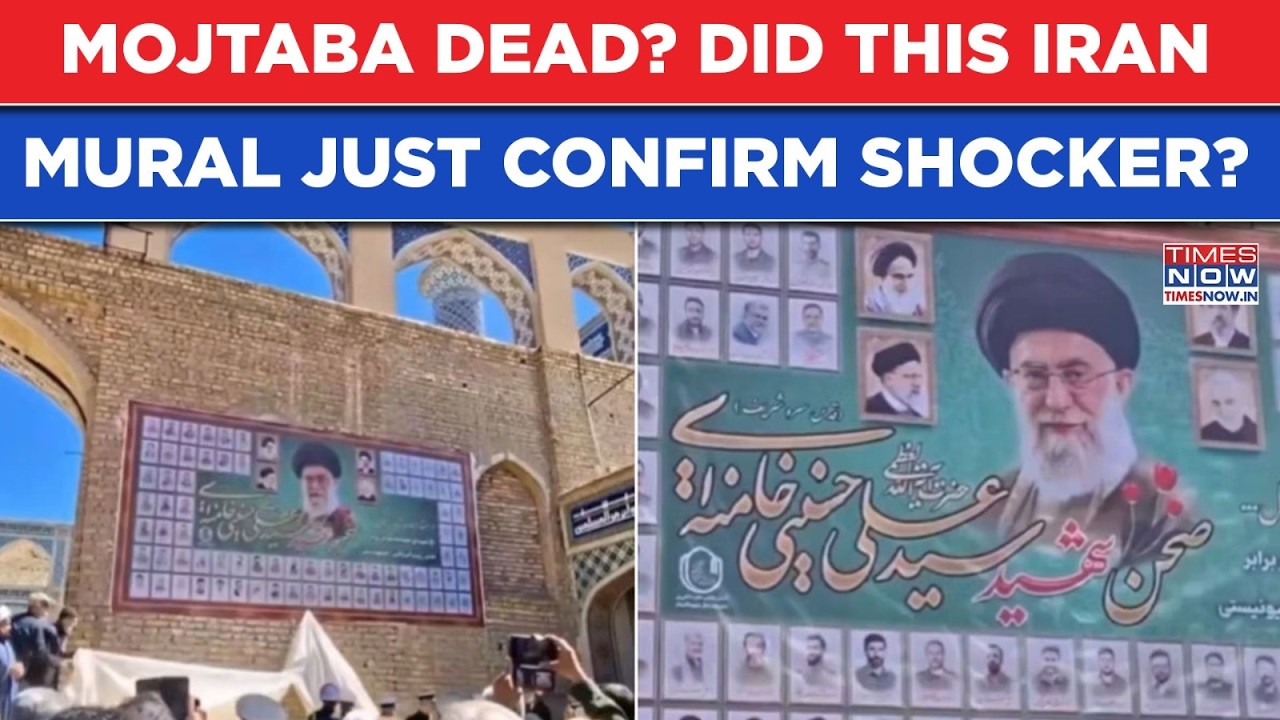 Mojtaba Khamenei Dead? Watch Why This Iran Mural Fuels Speculations As Trump Forces, IRGC Faceoff