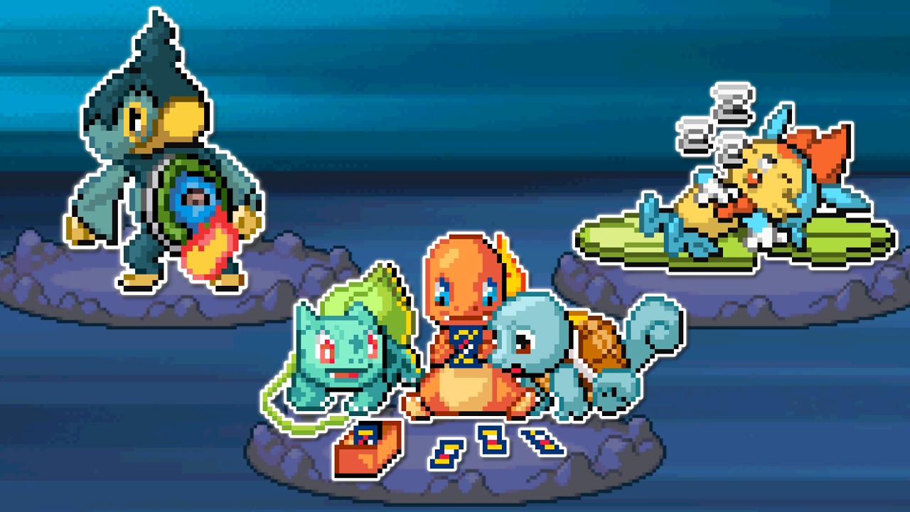 Я объединил ВСЕХ стартовых покемонов в Pokémon Infinite Fusion!