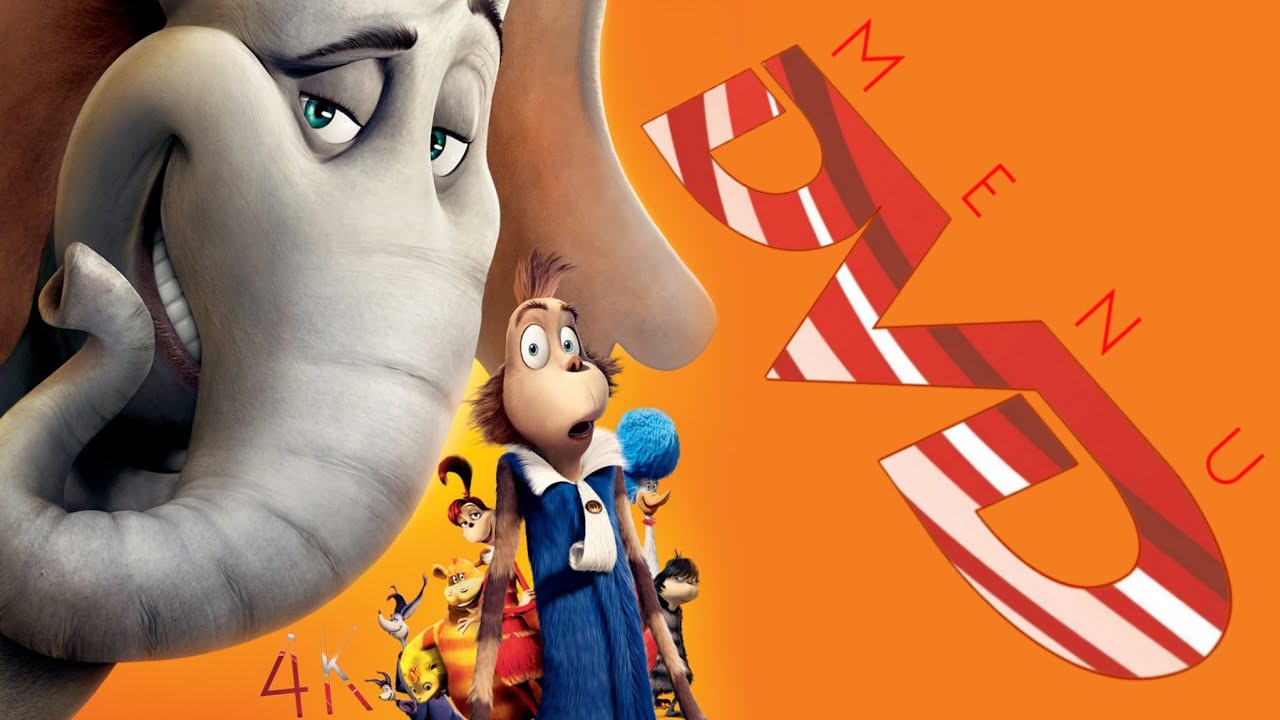 Menu de DVD-Horton e o Mundo dos Quem! (De 2008) Em 4K