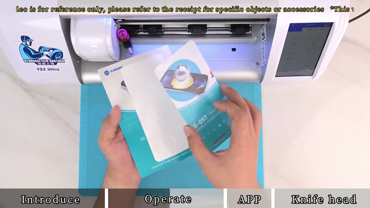 SUNSHINE Y22 Plus – Machine de Découpe de Film Haute Précision pour Réparation Mobile
