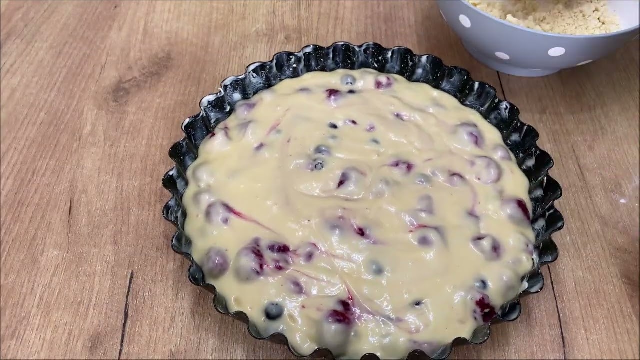 Torte me 2 Vezë e Shijshme e Butë me Mjedra dhe Boronicë 🥰