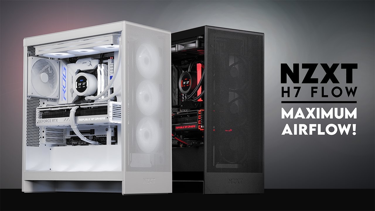 The New NZXT H7 Flow Hits Hard! | RTX 4090 Gaming PC Build | + NZXT F360 RGB Core & C1500