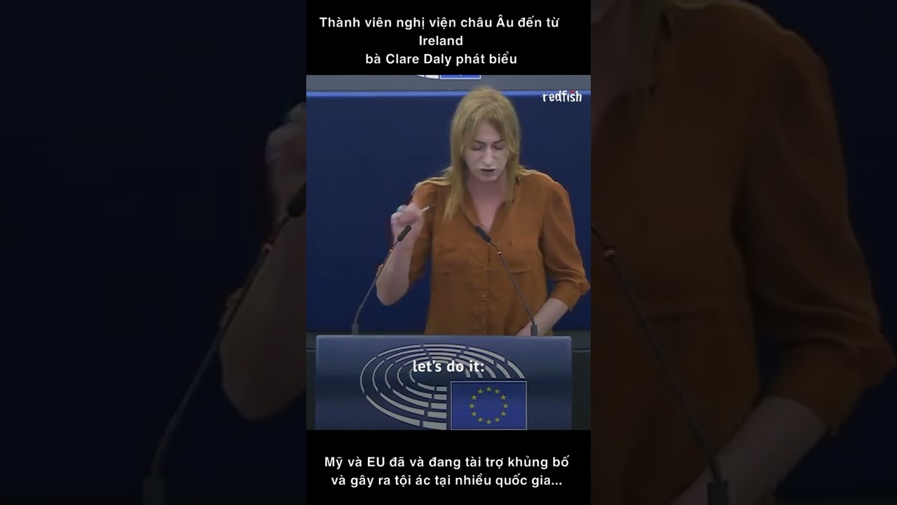 Irish leftist MEP Clare Daly calls out EU and US-sponsored terrorism