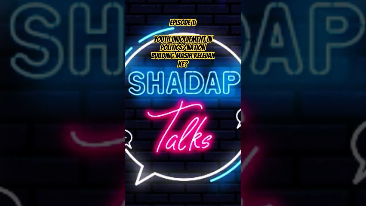 Watch our first episode of SHADAP Talks now!!! 