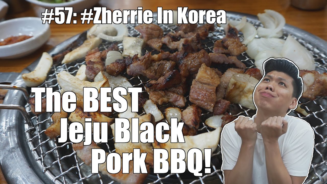 The BEST Jeju Black Pork BBQ! | #Zherrie In Korea
