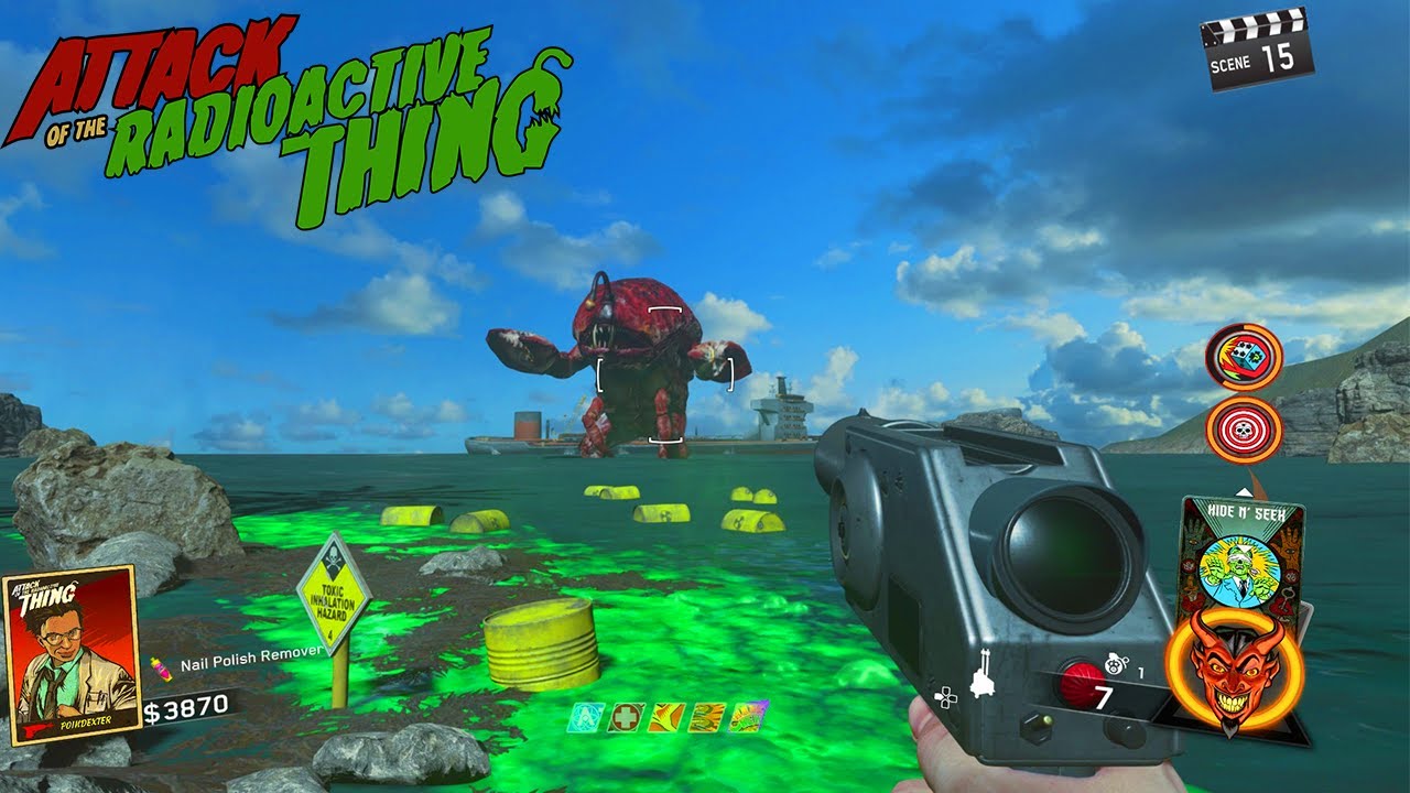 ATTACK OF THE RADIOACTIVE THING - MAIN EASTER EGG HUNT GAMEPLAY (INFINITE WARFARE ZOMBIES)