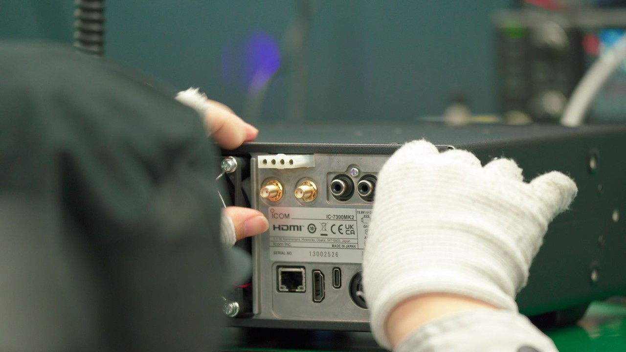 The New Icom IC-7300MK2 on the Production Line