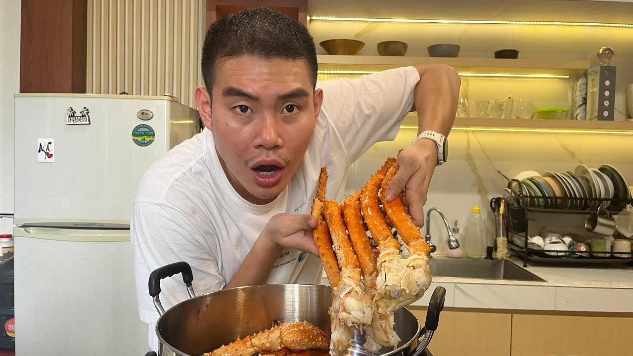 MASAK DAN MAKAN KINGCRAB PAKE DASTER SAMA PACAR