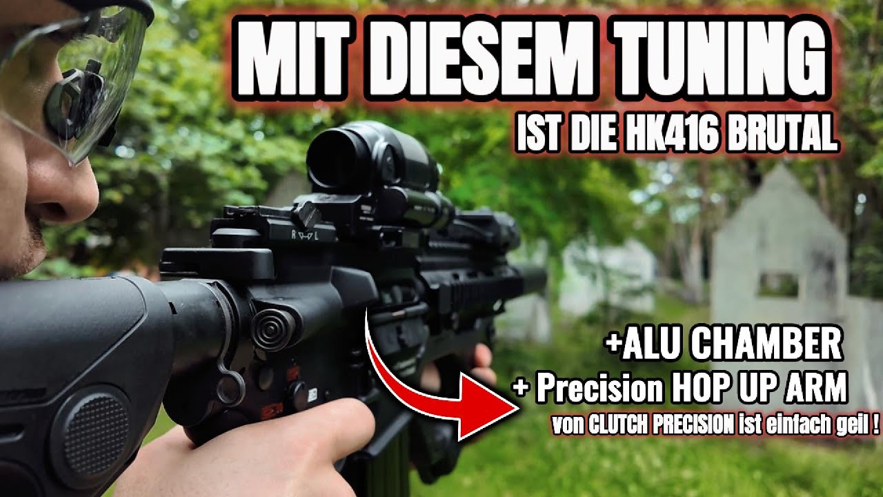 Mit diesem Tuning von Clutch-Precision ist die HK416 GBB Perfekt !