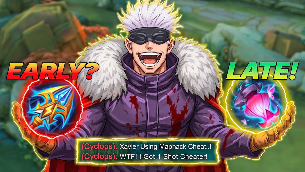XAVIER NEW ONE SHOT BUILD! 🤯🔥 NEW BROKEN FIRST ITEM FOR EARLY AND LATE GAME DAMAGE HACK | MLBB