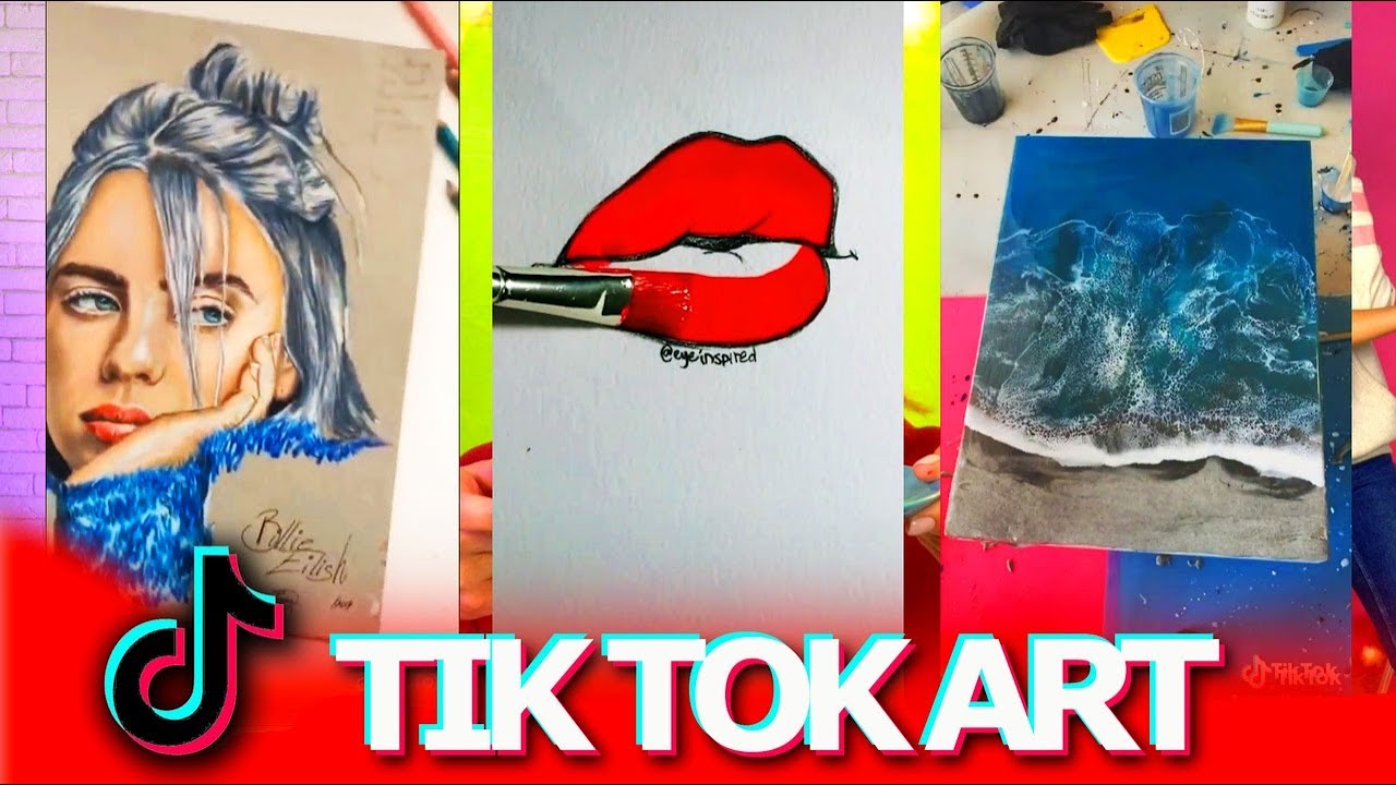 People Doing Artsy Stuff on TikTok | ART TIK TOK COMPILATION
