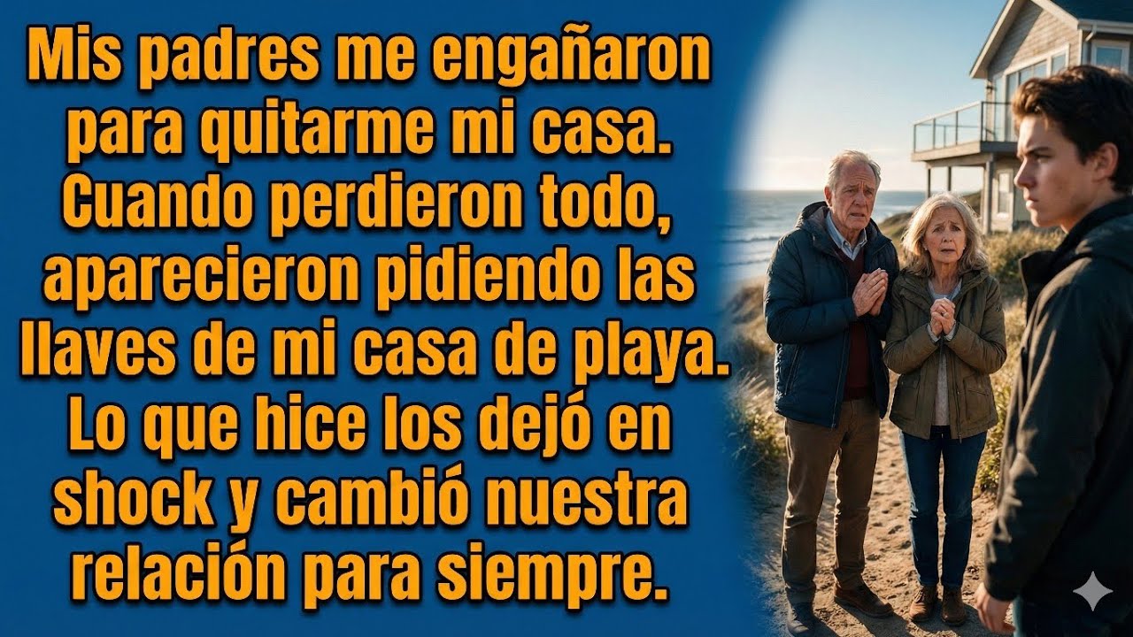 Mis papás me robaron la casa y quisieron entrar a la de vacaciones. No creerás lo que hice.
