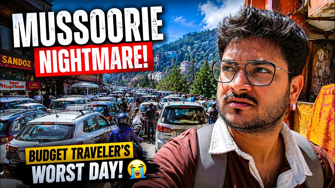 Why I Had to Flee Mussoorie ❌ Peak Season Reality Check!