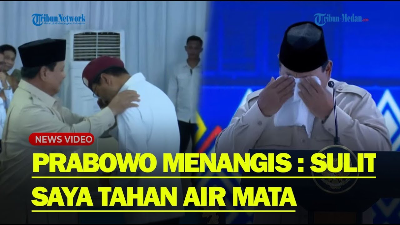 TANGIS MENSOS Puji Prabowo buat Sekolah Rakyat Untuk Warga Kurang Mampu