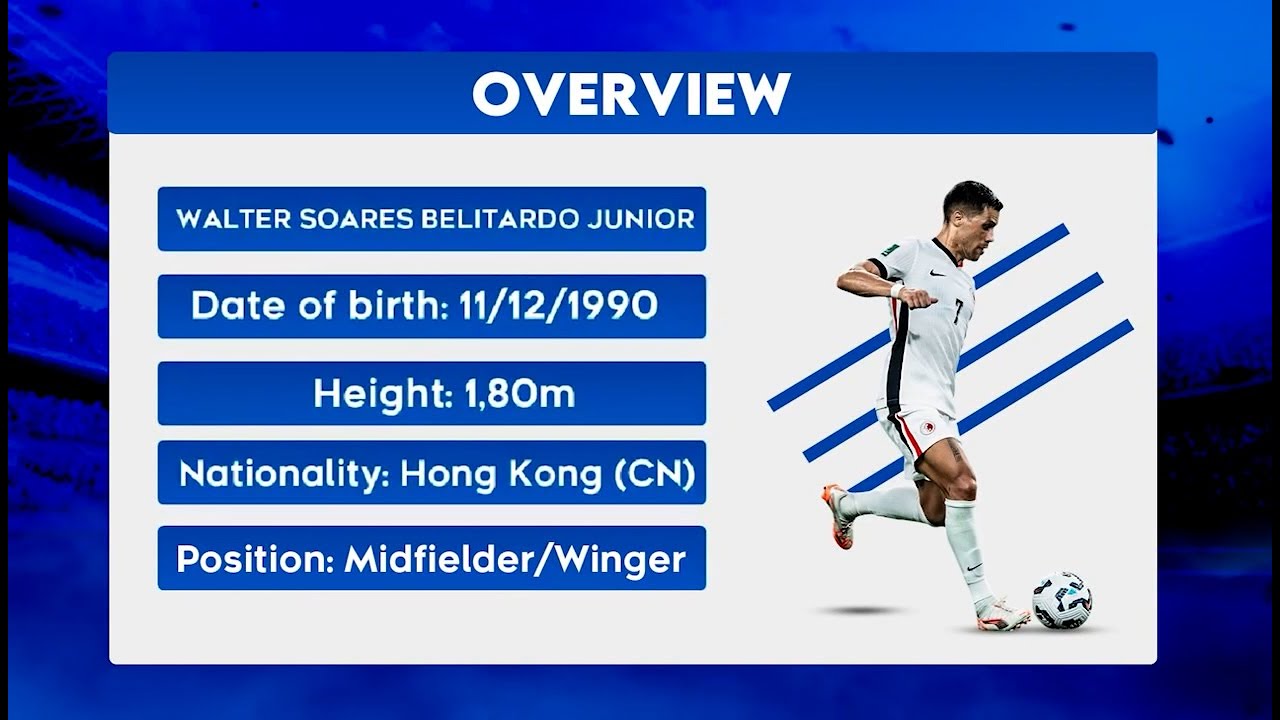 Junior Soares - Midfielder/Winger - Kitchee FC/Hong Kong, China National team