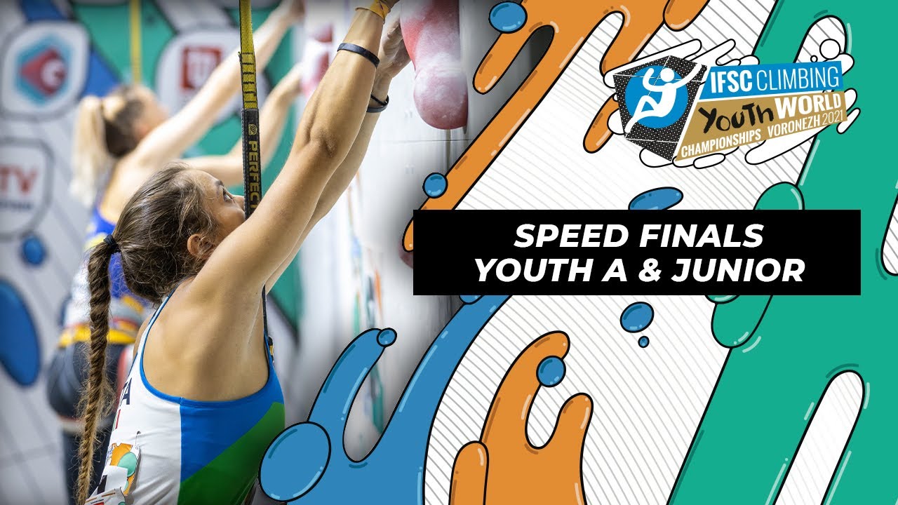 🇬🇧 IFSC Youth World Championships Voronezh 2021 || Speed finals YA & J