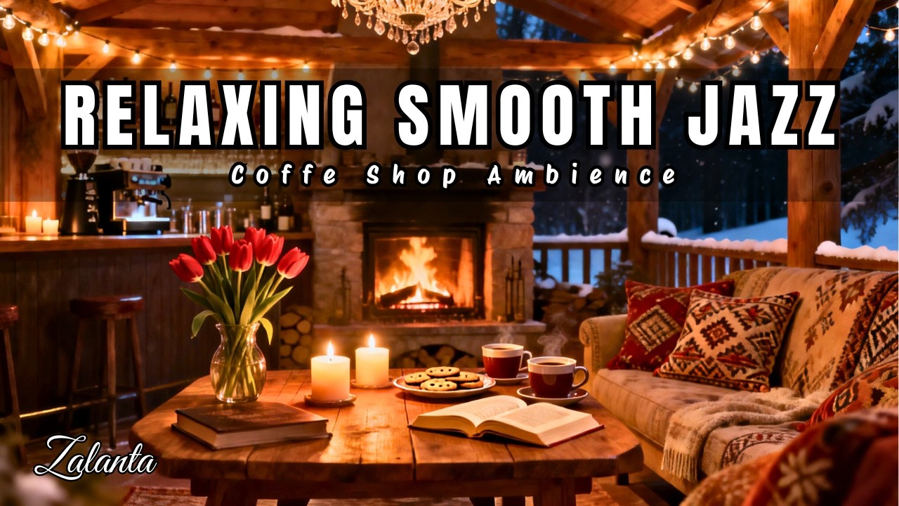Smooth Jazz Music for Relaxing Nights ☕️ Calm Cafe Vibes | Zalanta