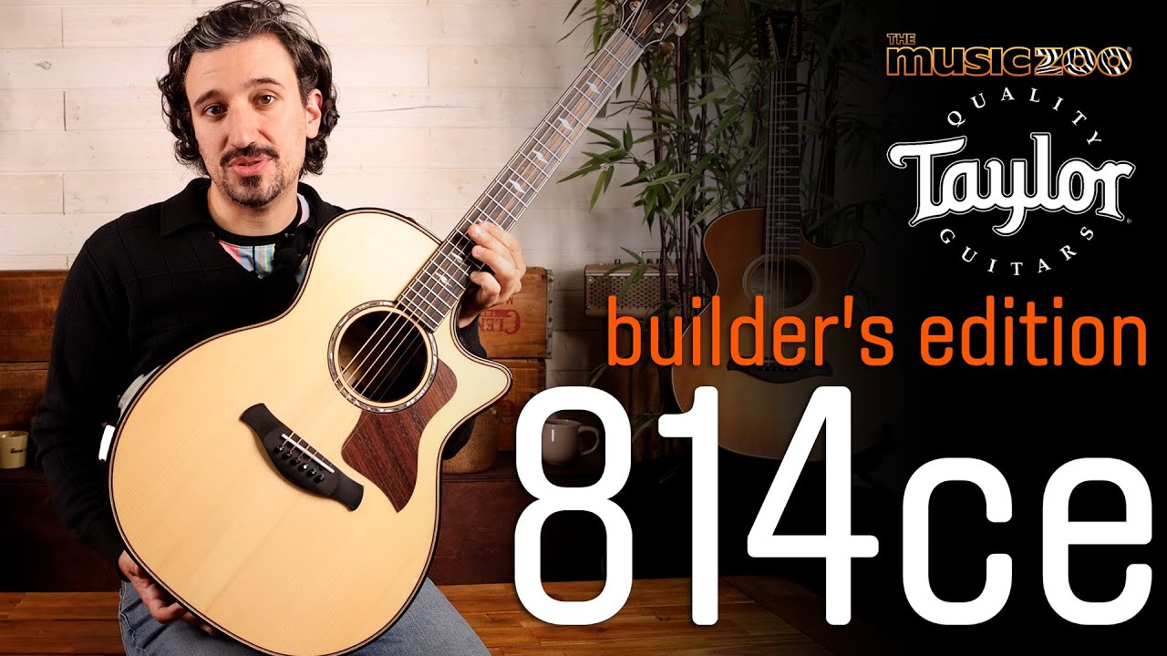 Taylor Builder's Edition 814ce Grand Auditorium: Product Review & Playthrough Demo