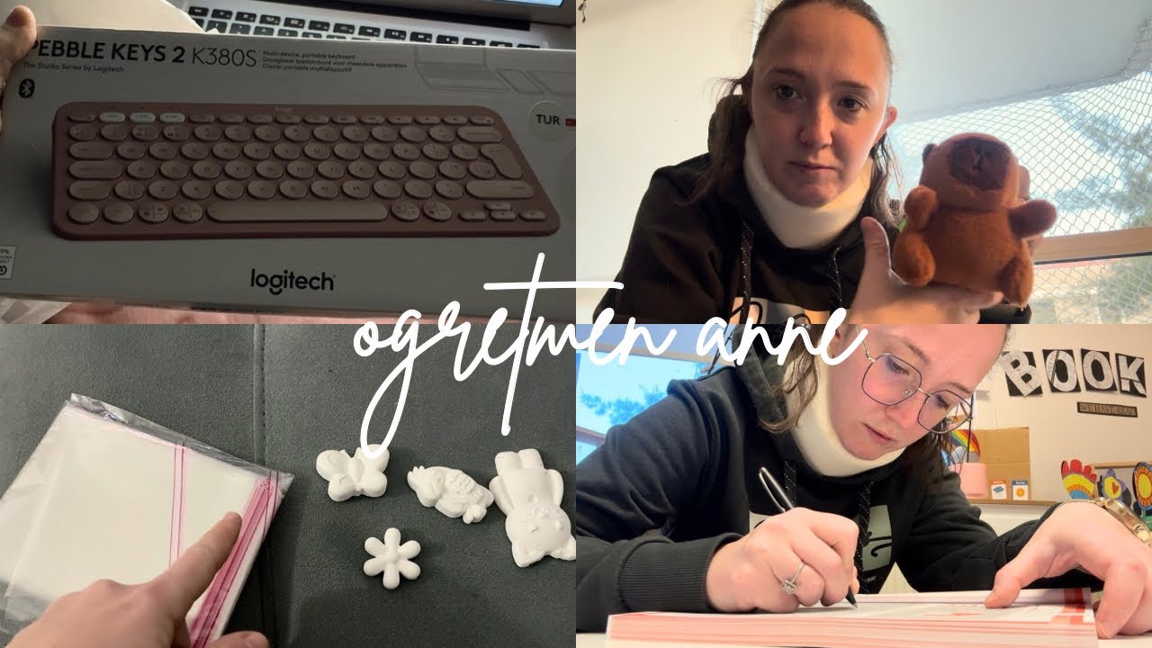 Öğretmen Anne Vlog | Sınıf Hazırlığı, Yeni Klavye ve Etkinlikler, Günlük Vlog, İngilizce Çalışma