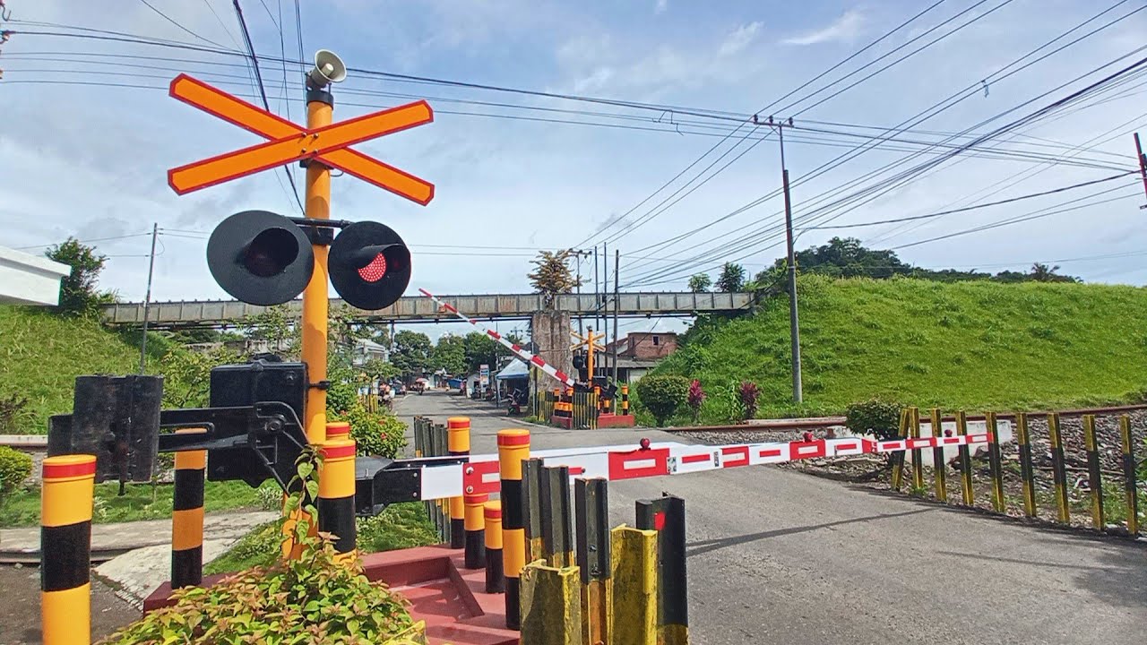 UNIK ❗Perlintasan KA Jl Kalisat - Sempolan, Kabupaten Jember, Jawa Timur