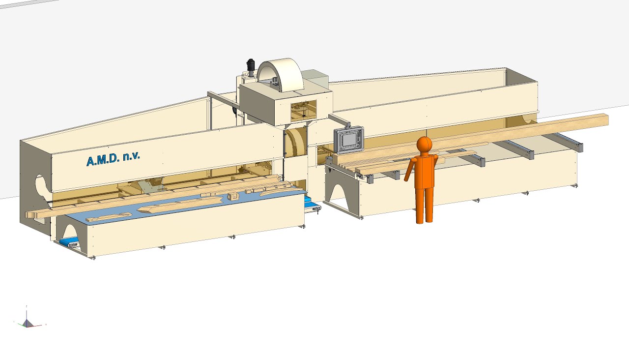 DO ALL machine voor houtbouw, houtskeletbouw, Abbund, houten bijgebouwen,