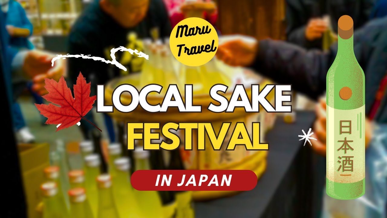 local sake 🍶 festival in japan 🇯🇵 | sake matsuri in fall season 🍁