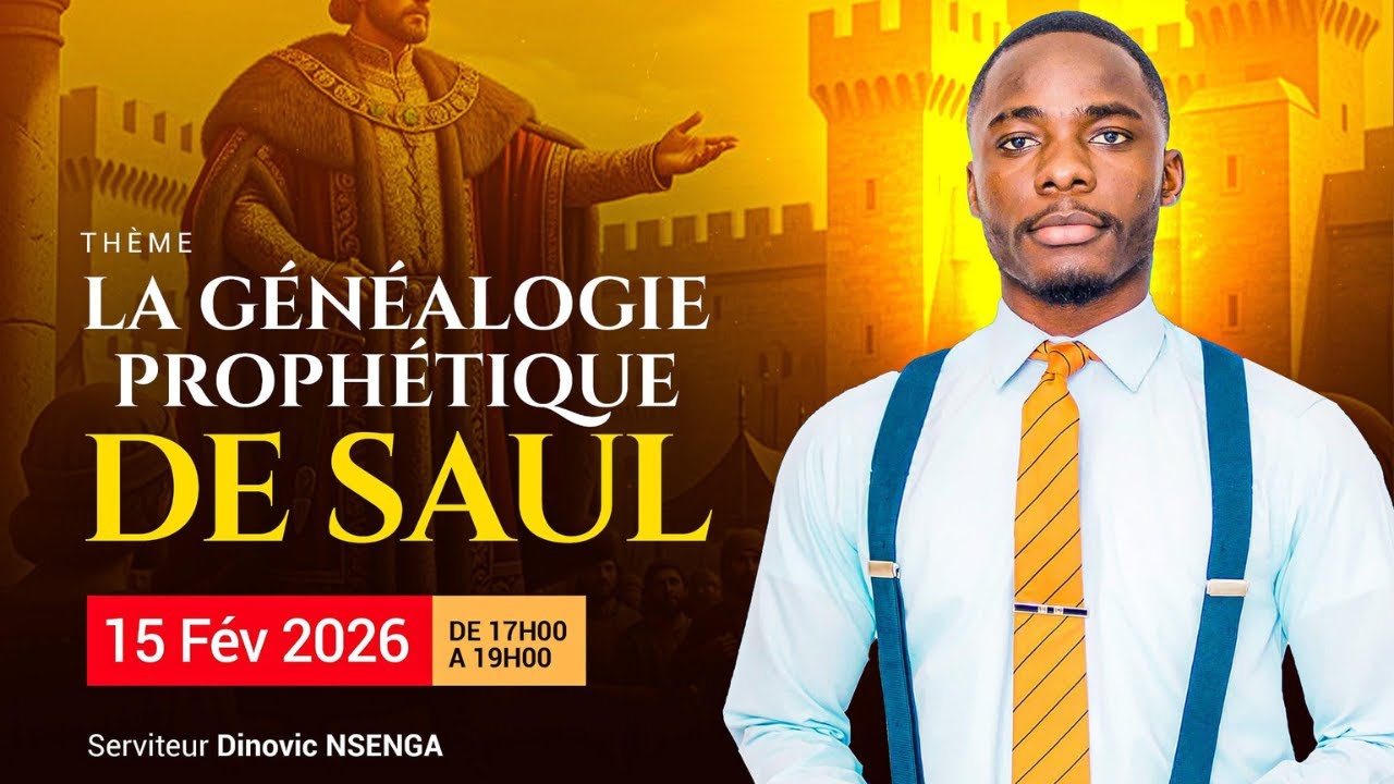 SUNDAY SERVICE | THEME : LA GÉNÉALOGIE PROPHÉTIQUE DE SAUL| Serviteur Dinovic NSENGA