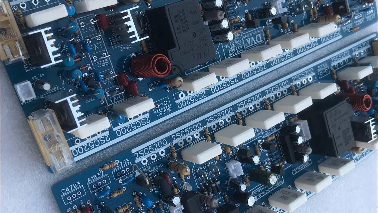 Hướng dẫn chi tiết , lắp  Ráp mạch Công suất  DVA  16  sò class H