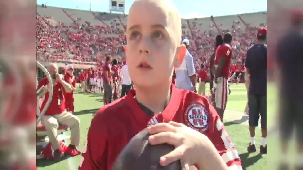 Interview with Jack Hoffman after touchdown run in 2013 Nebraska Spring Game