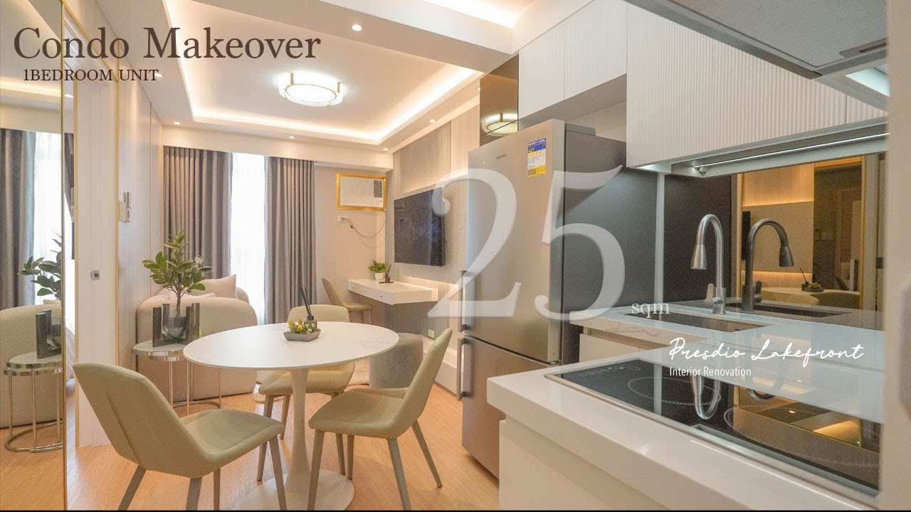 Hindi ito mukhang 25sqm 😁💪🏻.... 1 Bedroom Condo Makeover