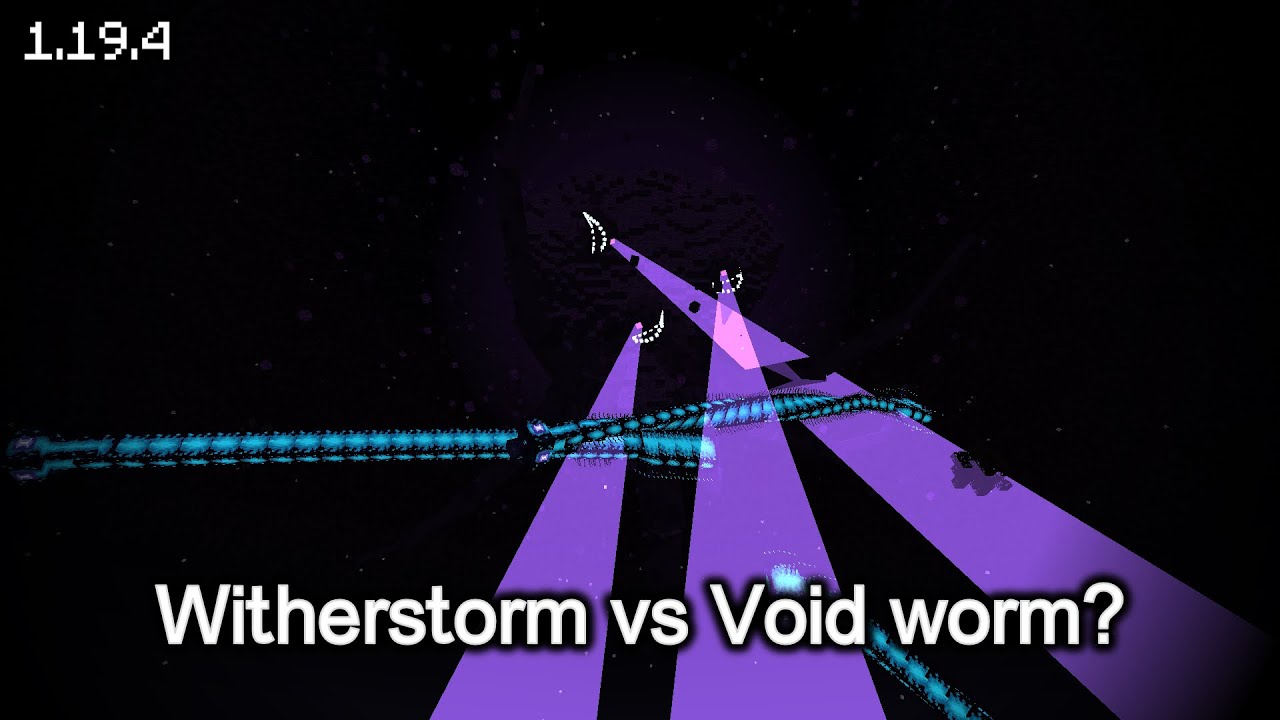 Wither Storm vs Void Worms? (1.19.4)