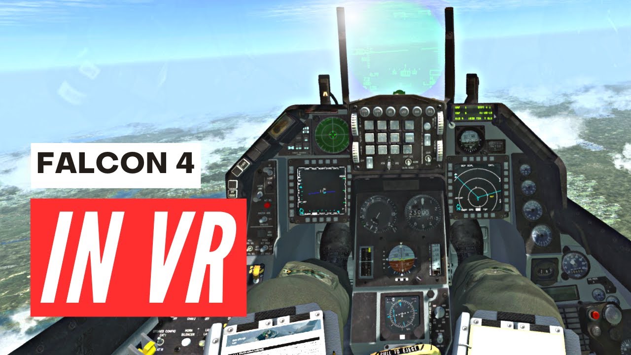 Этот классический авиасимулятор теперь полностью совместим с VR! Falcon BMS