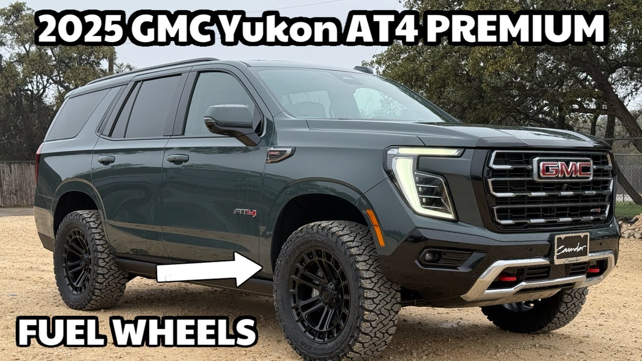 CUSTOM 2025 GMC Yukon AT4!!! New wheels and tires!!