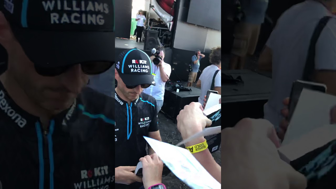 Sesja autografów Robert Kubica F1 Hungaroring 2019