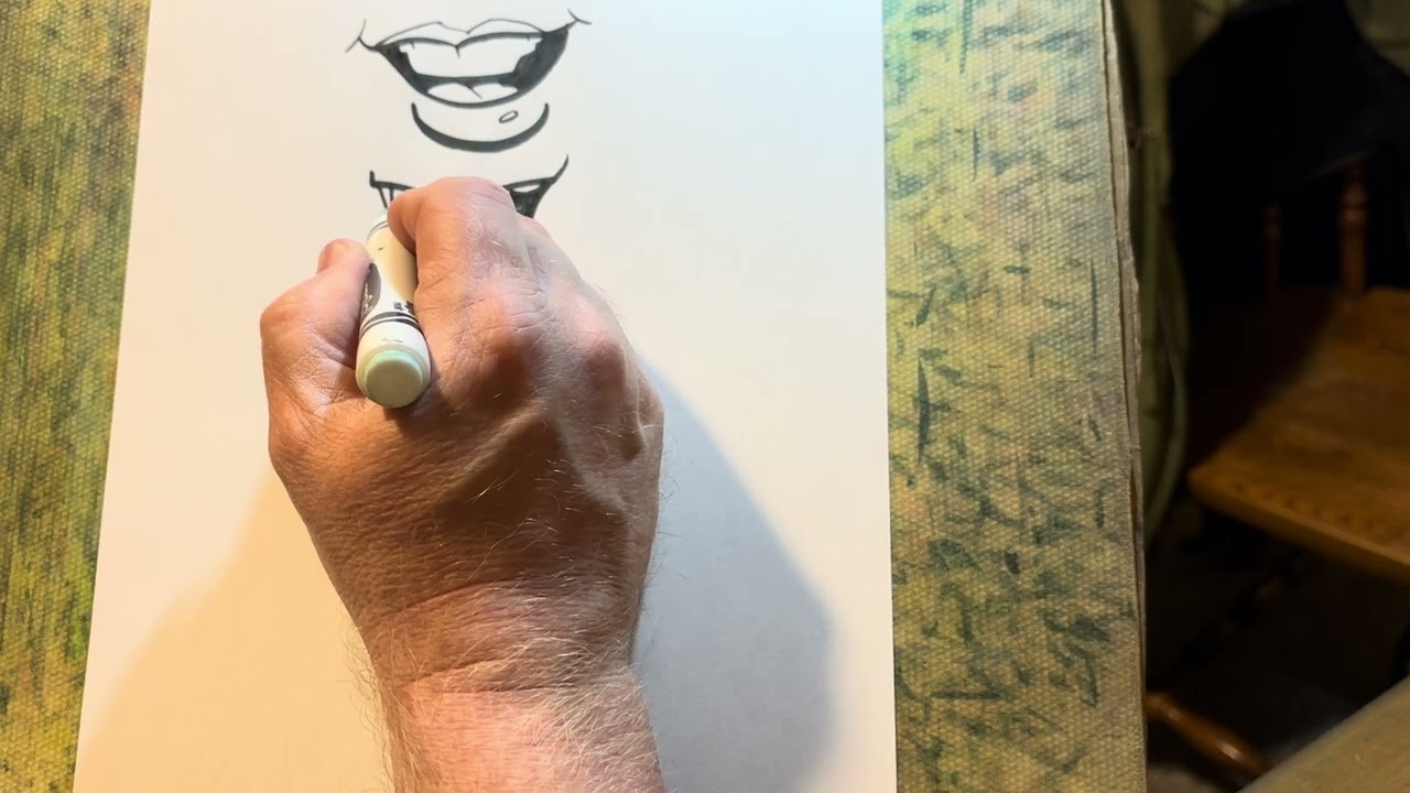 Drawing 5 Crazy Caricature Mouths