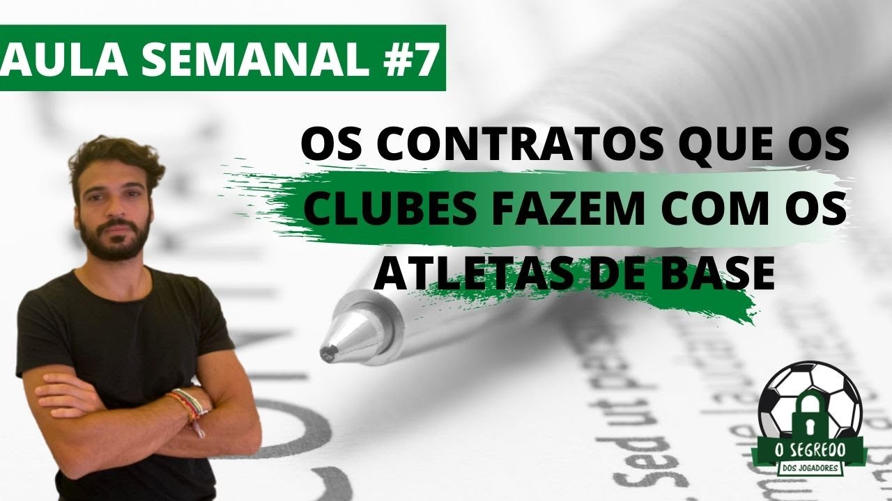 Os contratos que seu filho pode fazer na categoria de base