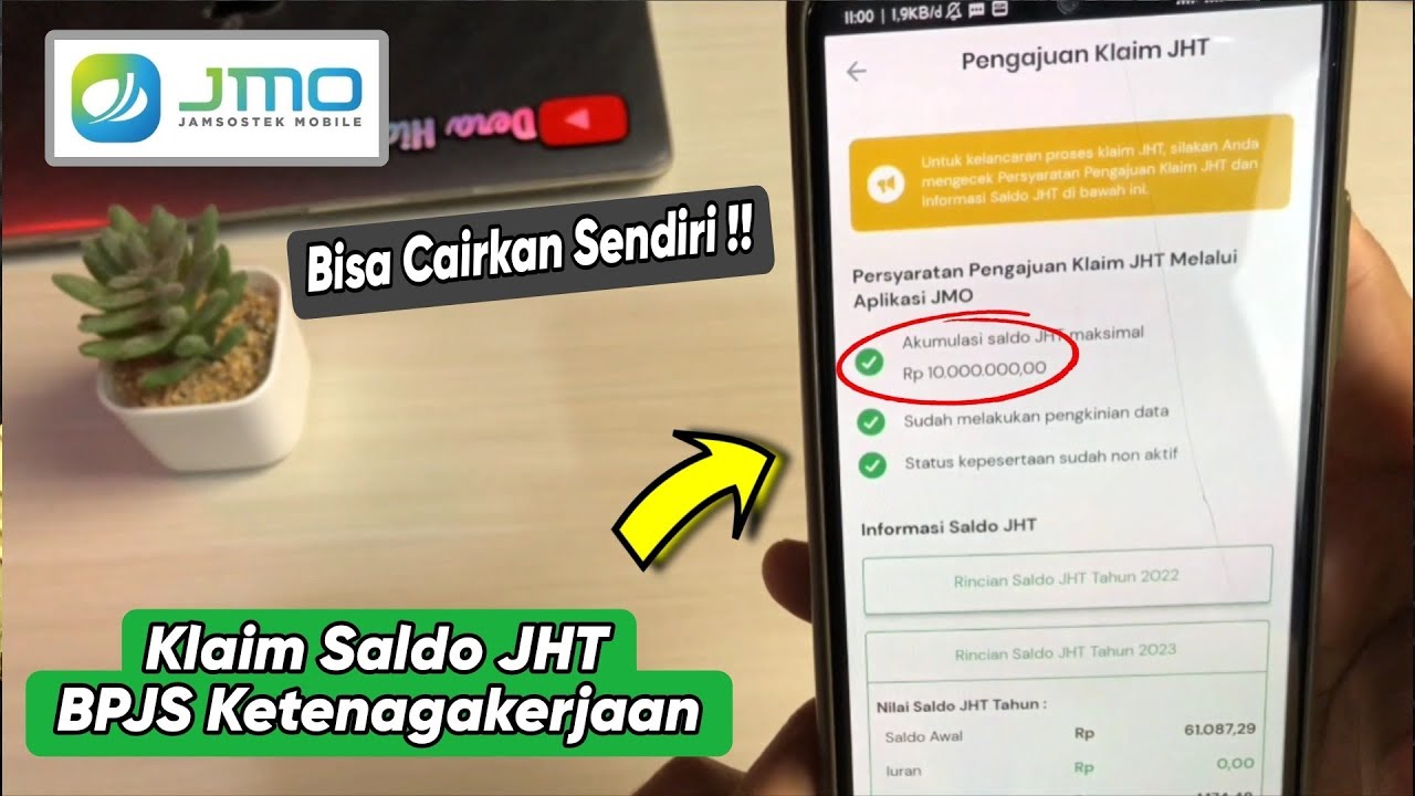 Cara Cairkan Saldo BPJS Ketenagakerjaan Online | JMO Mobile