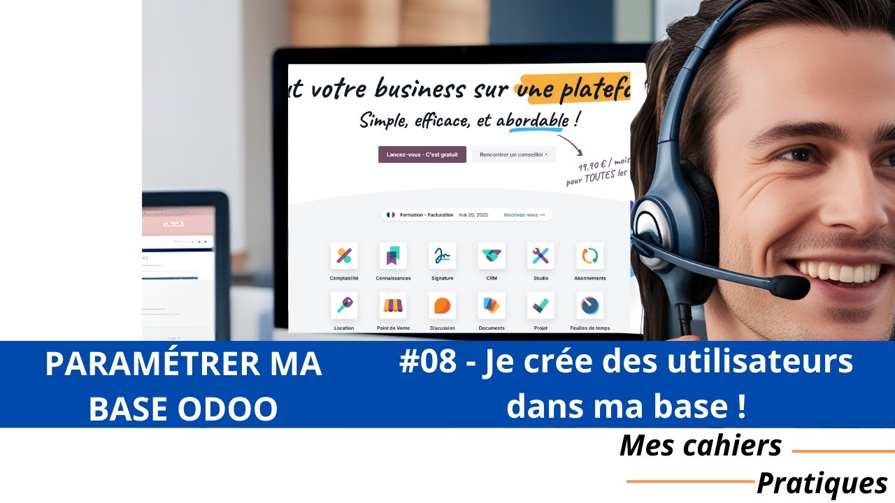 #08 - Formation Odoo : Apprenez à ajouter et gérer des utilisateurs dans Odoo pour votre classe !